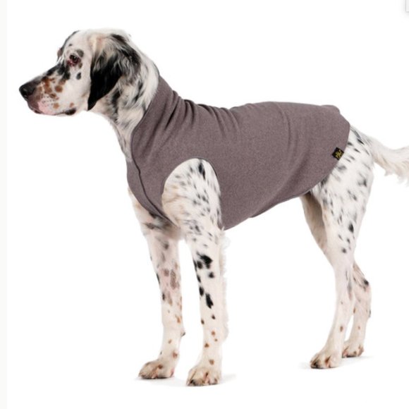 Bundle of 2 Goldpaw Streetch Fleece Dog Sweaters - Gray and Fuschia - Picture 2 of 6